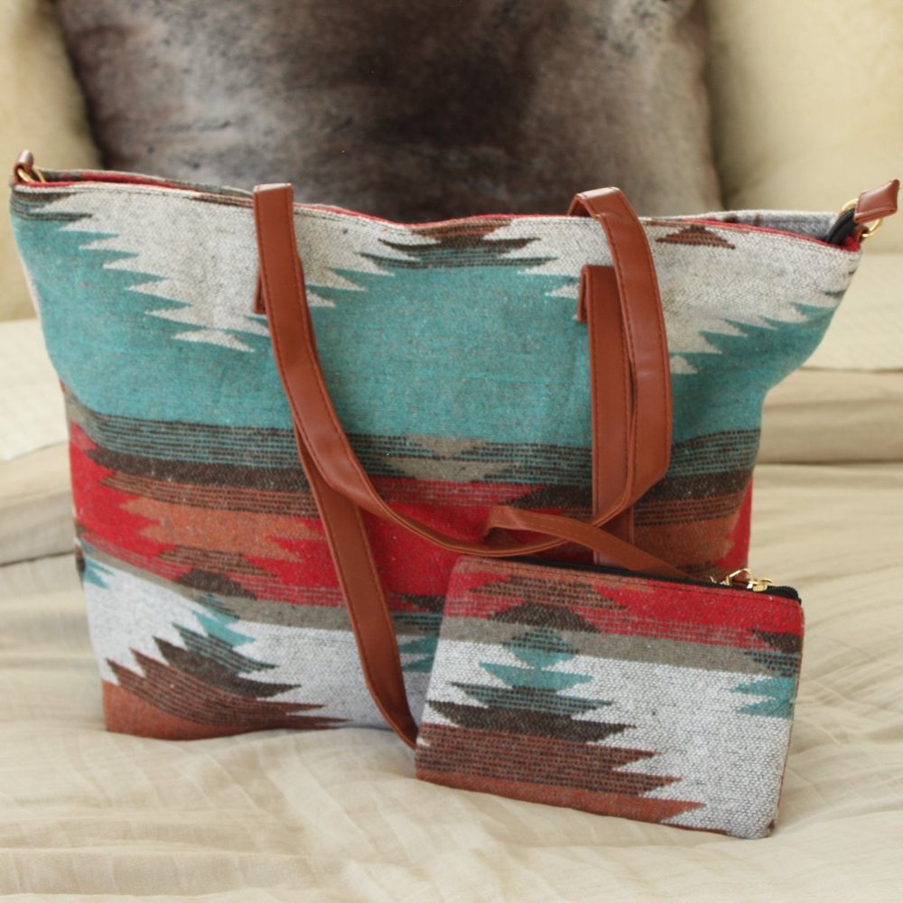Red Rock Weekender Bag and Clutch